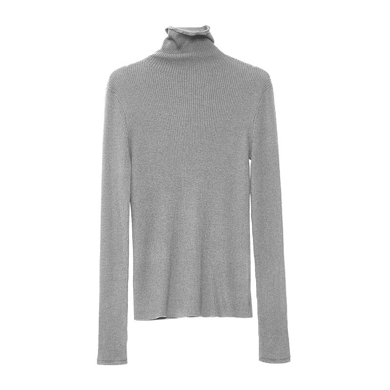 Eimich's Damen Rollkragen Pullover aus Wolle mit langen Ärmeln