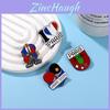 Original Design Paris Sports Alloy Brooch Decorative Badge For Clothes 2024