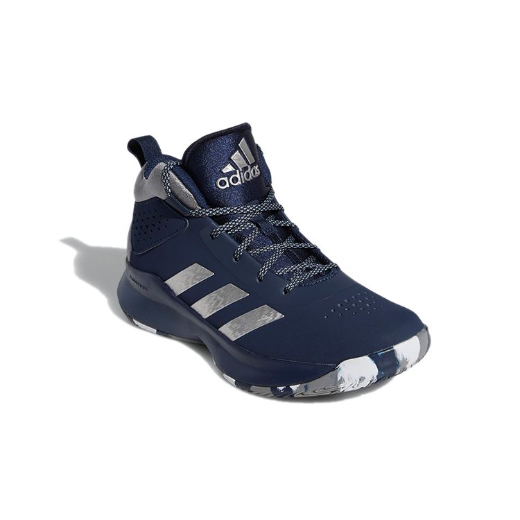 Adidas Cross Em Up 5 Wide K Blue Kids Kids Sneakers FW8983