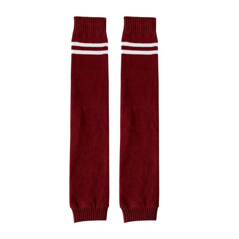 Knee High Sock Boots Women Winter Fleece Lined Leg Warmers Korean Style Long Socks Preppy Style