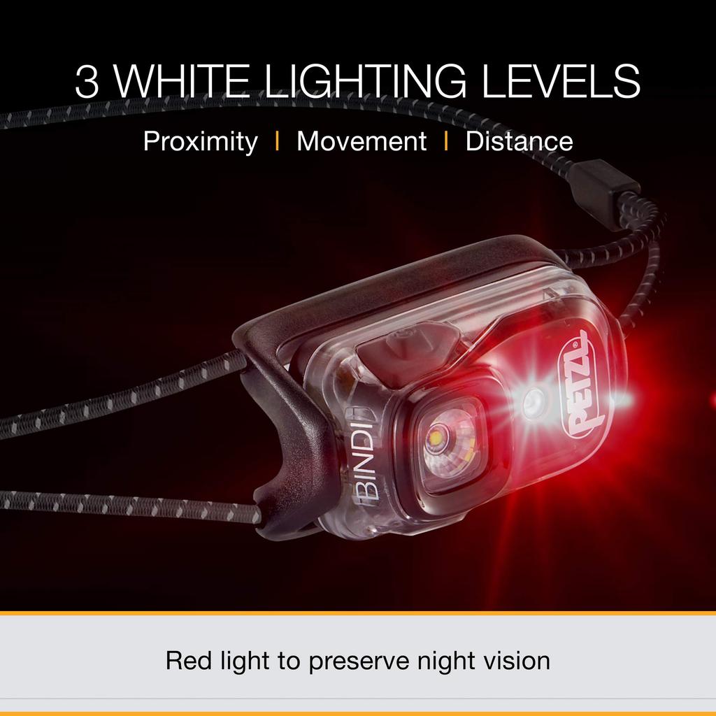 Petzl Bindi 200 Lumens Black