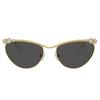 SwarovSki  Sk 7017 400487 58mm Womens Cat Eye Sunglasses Gold