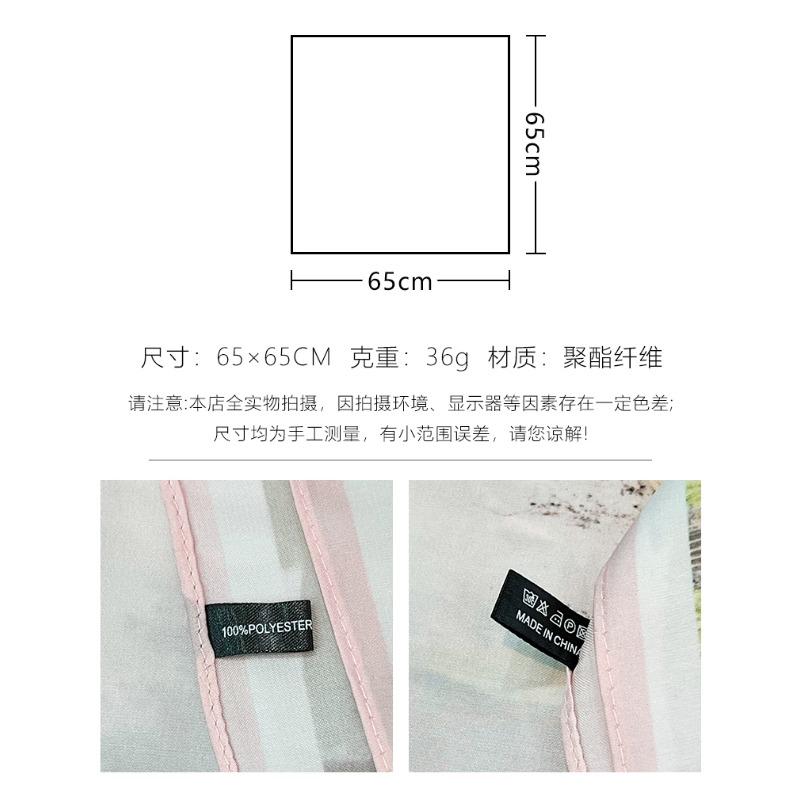 Women S Floral Print Square Scarf Spring Summer Decorative Neck Scarf Elegant Luxury Lightweight