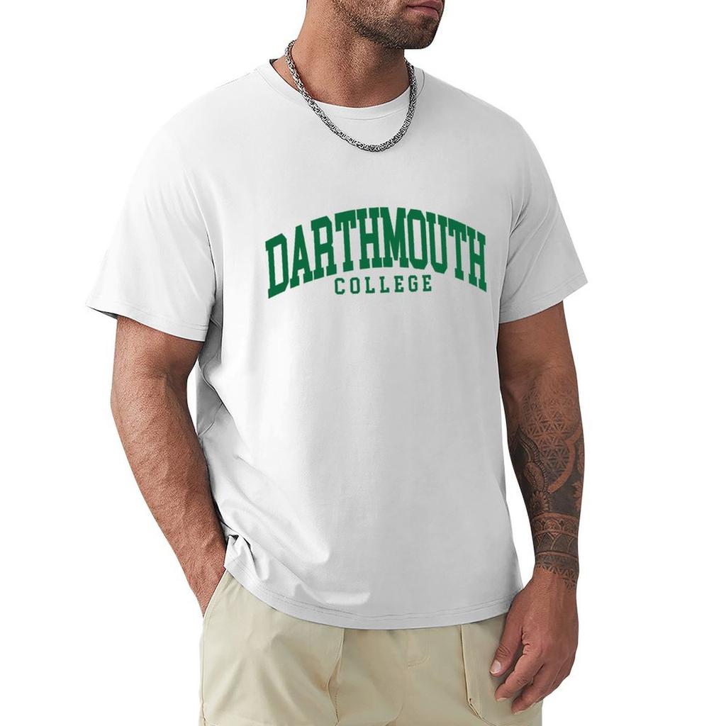 Dartmouth College Font Curved Tshirt Fashion Letter Print Tshirt