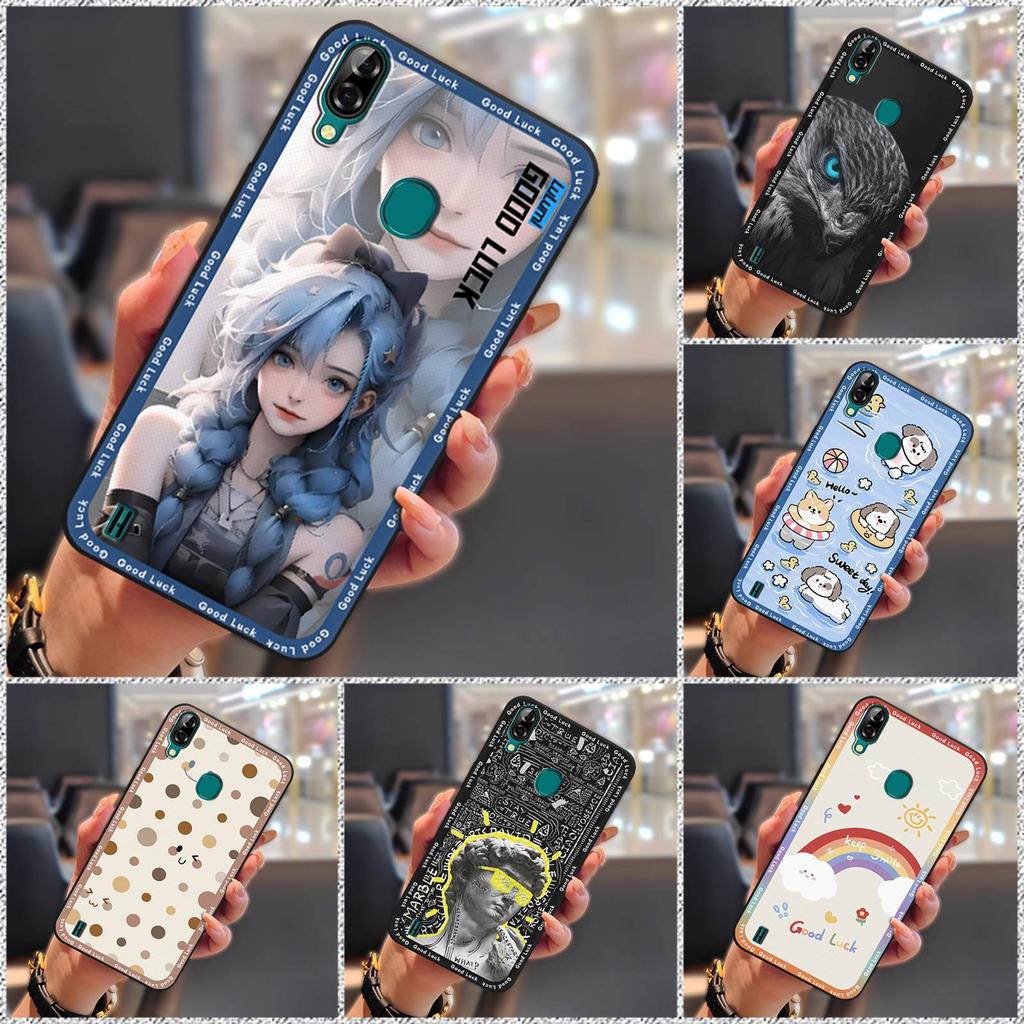 Durable Cute Phone Case For Blackview A60 Pro Fashion Design Back Cover Cover Anti-dust Full Wrap Silicone Protective