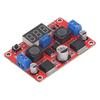 Módulo Buck Boost Conversor de Tensão DC para DC Automático Fonte de Alimentação Ajustável com Voltímetro