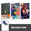 5Set Graduation Table Picks Vase Decorations Paper Wood Grad Party Centerpieces Photo Props Graduation Vase Decor Grad Table