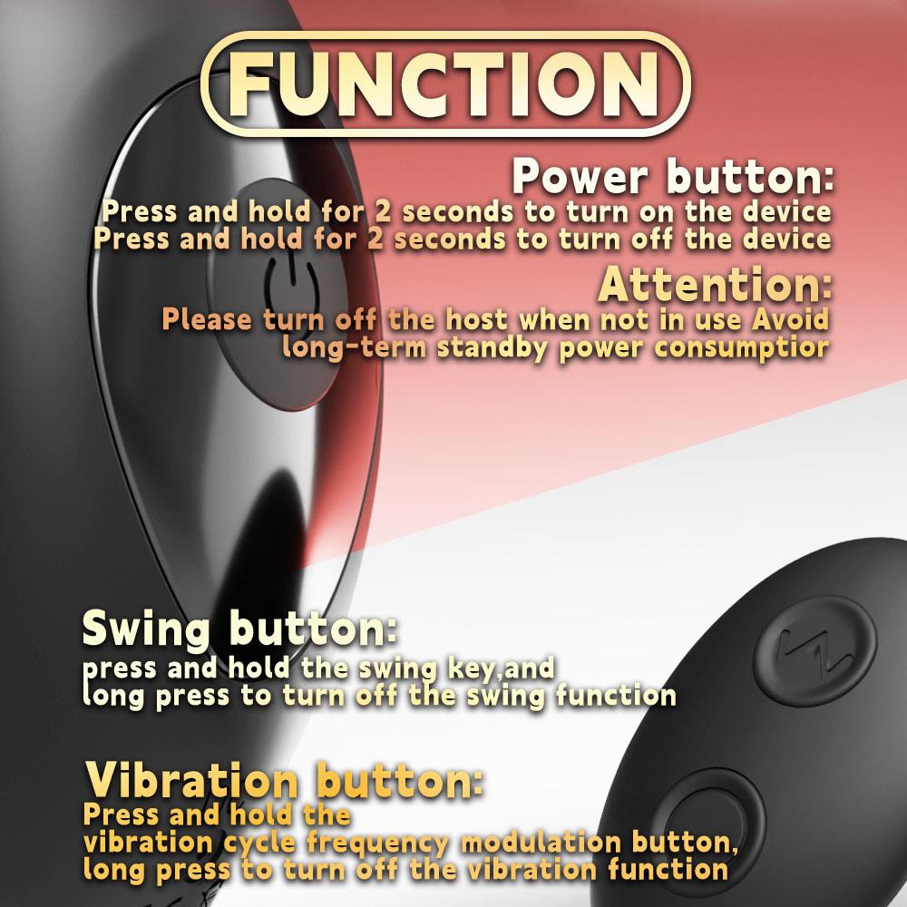 2-in-1 Prostata-Massagegerät 10 Rotations-Vibrationsmodi Silikon Männlicher Analplug Anales Vibrationsspielzeug Geeignet für Männer und Frauen G-Punkt-Stimulation