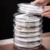 Multi-Functional Plastic Tea Storage Box Transparent Stackable Dust-Proof Snacks Cake Case Sealed Large Capacity Tea Bag Box
