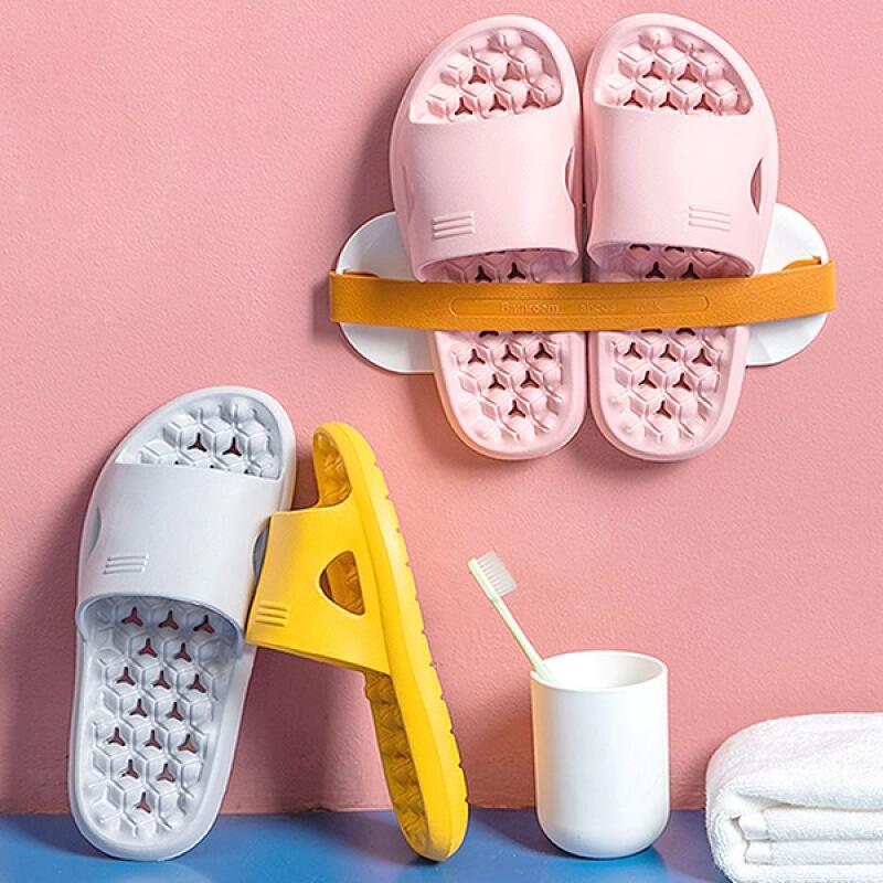 Home Bathroom Non-Slip Low Instep Water-Draining EVA Slippers LS710