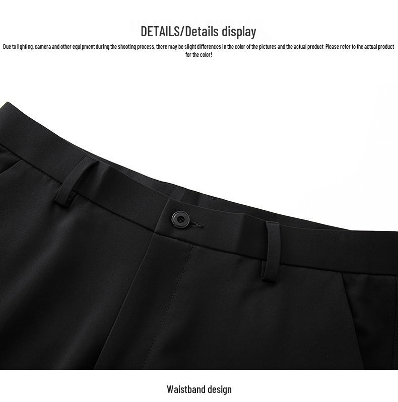 Frühling/Sommer 2026 Herren Eis Seide Locker Gerade Bein Lässig Business Hose