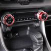 For -2025 Toyota RAV4 Air Condition Knob Button Ring Cover Decor Pair