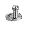 Stainless Steel D Shaft D-Ring 1/4" Screw Mounting Adapter for Insta360 X2 X3 X4 DJI Osmo Action 4 3 2 Camera Accessories