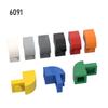 Non-Toxic 50Pcs Compatible Moc Brick Parts 6091 Slope Curved 1 X 2 X 1 1/3 With Curved Top Building Block Particle Diy Assmble Kid Toy