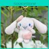 Plush Pink Adorable Bunny Keychain 10cm Soft Cute Stuffed Animal Gift With Chains Colorful