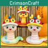 Snake Toys Plush Lion Dance Hat Cartoon Animals Fill Doll Mascot Gift Christmas