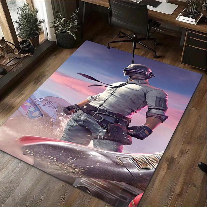1Pc pnbg Print Rug - Computer Chair Area Rug home decoration Carpet For Living Room Bedroom Flooring Mat