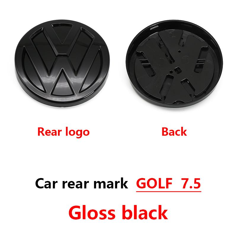 hijk1 1Pc 3D ABS Car Rear Trunk Emblem Badge Logo For Volkswagen VW MK7 Golf 7 7.5 MK7.5 GTI R Rline GTD Replacement Auto Accessories