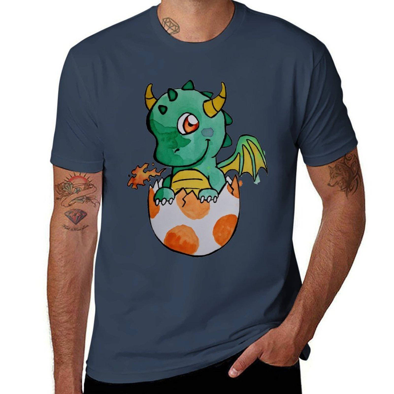 Baby Dragon TShirt t shirts for man cotton funny t shirt man luxury TShirt S
