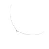 Tiffany & Co.. Logo Graviert Silber Diamant Halskette Damen Halskette RW5MI1UZ7P0KSVAF
