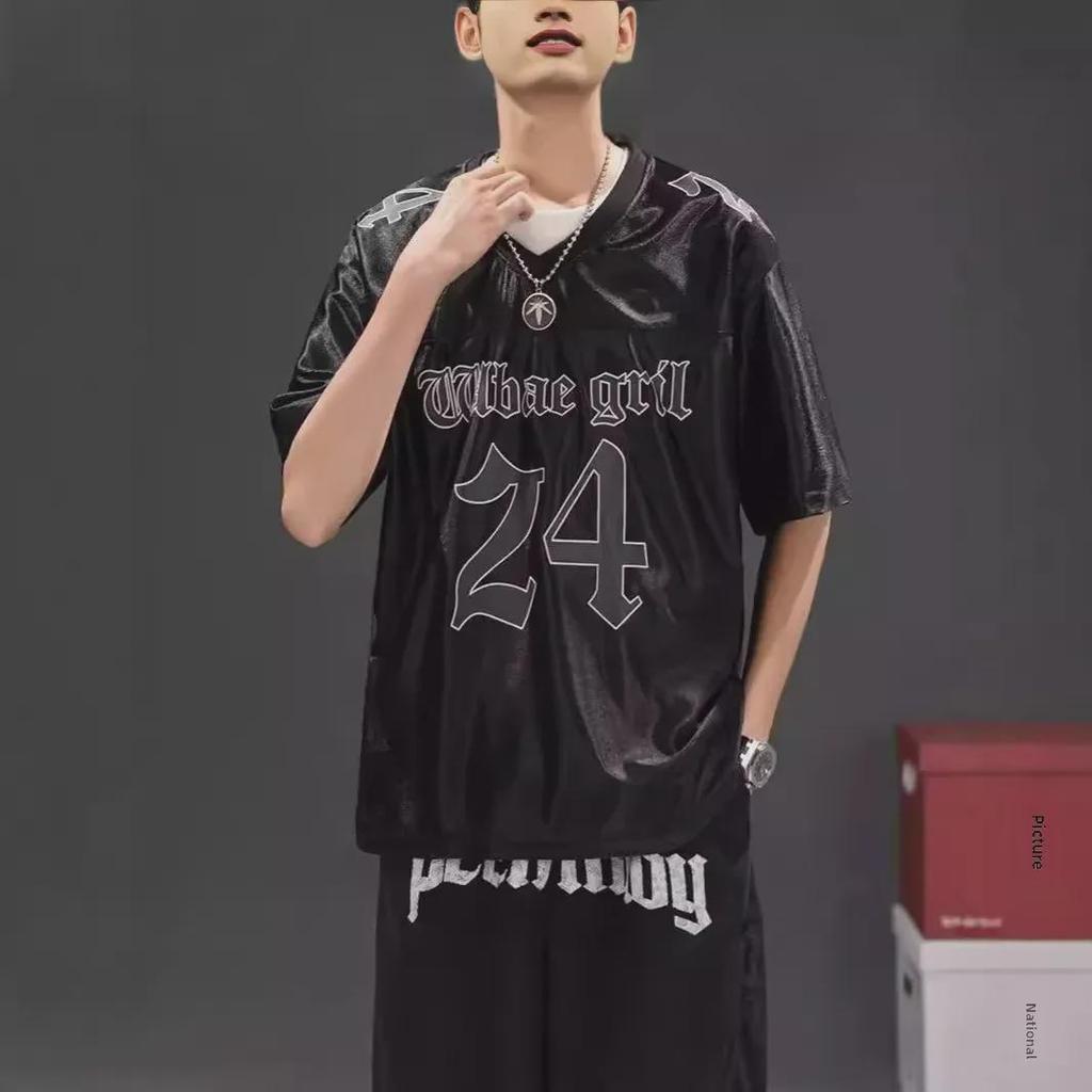 Men's Korean Style Trendy Loose-Fit Summer T-Shirt