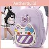 Charming Cat Design Toddler Backpack Soft And Spacious For Boys And Girls Ages Three To Six