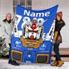 Personalized Custom Name Blanket - Mobile Suit Gundam Print Design,Blanket for Sofa,Bed,Travel,Camping - Soft and Warm, Great Gift