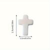 40Pcs Acrylic White Black Cross Beads For Jewelry Making Diy Handmade Necklace Bracelet Key Chain Accessories