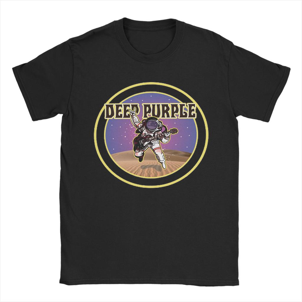 Unisex Band Deep Purple Art T Shirt Cotton Clothing Humorous Short Sleeve Crew Neck Tee Shirt Original TShirts