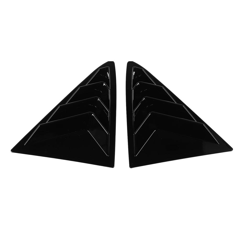Rear Window Shutter Sport Style Louvers Air Vent Scoop Shades Cover Blinds Cool Exterior Decoration for Fiesta MK8