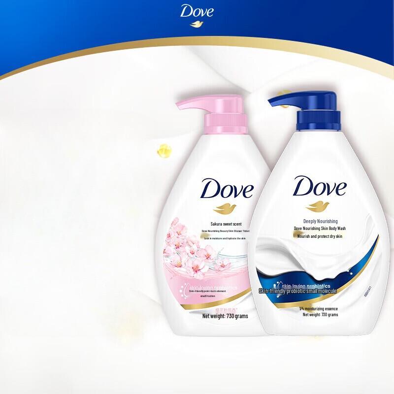 Dove Hydrating & Fragrant Body Wash Set