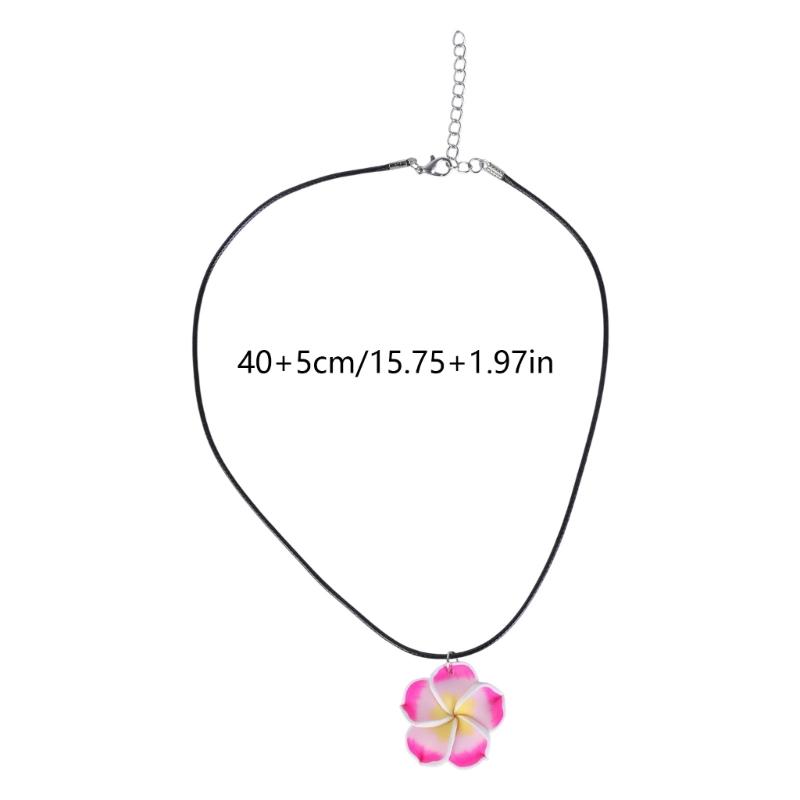 Flower Pendant Charm Necklace for Women Girls Trend Clavicle Chain Choker Chains Holiday Party Jewelry Accessory Gift