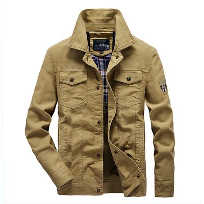 Frühling Neue Arbeitsjacke Herren Reversjacke Papa Lässig Herren Sportjacke