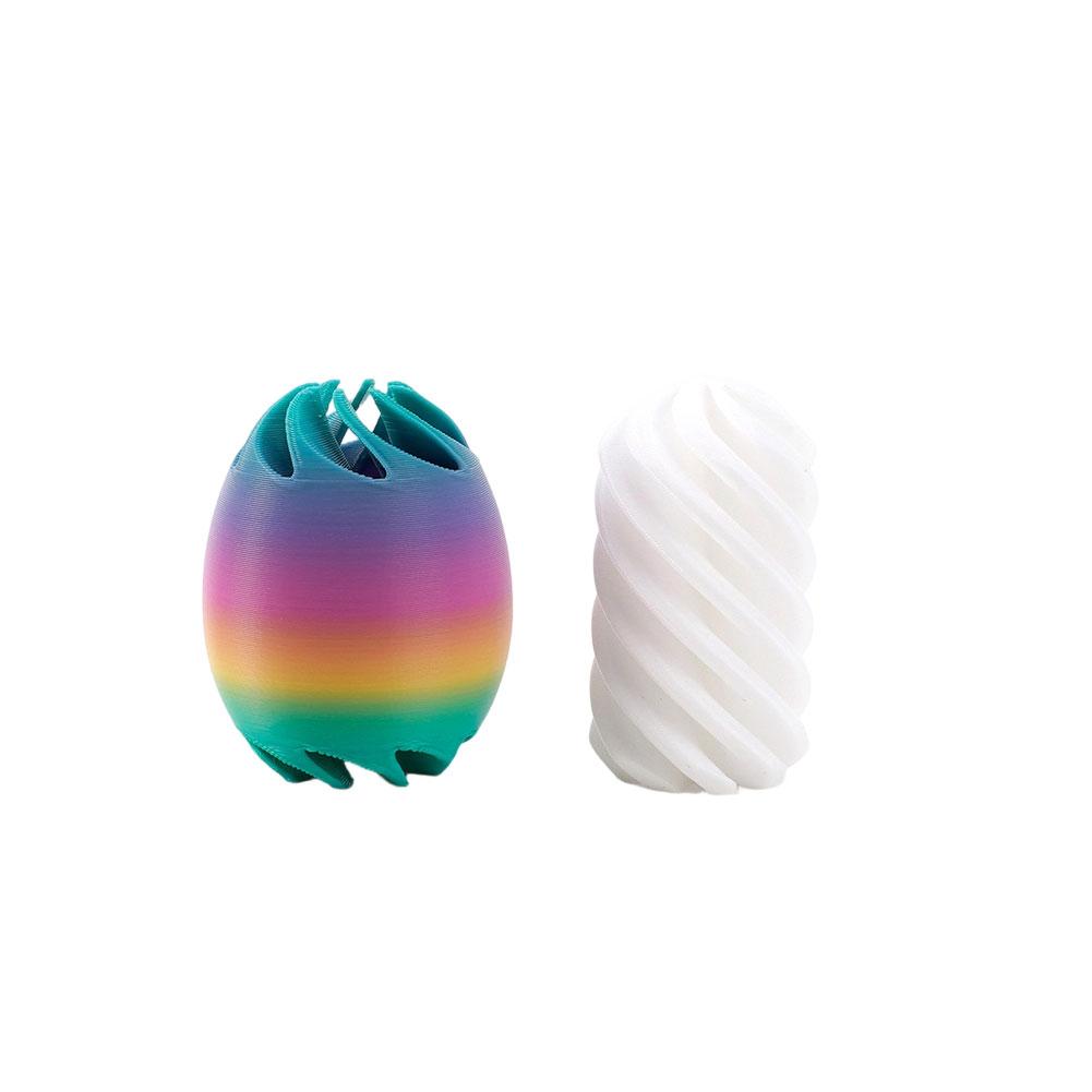 

Funny 3D Printing Rotational Egg Anti-Anxiety Activity Gear Model Colorful Spiral Puzzle Egg Impossible Pass-Through Home Office Decor Easter Gift