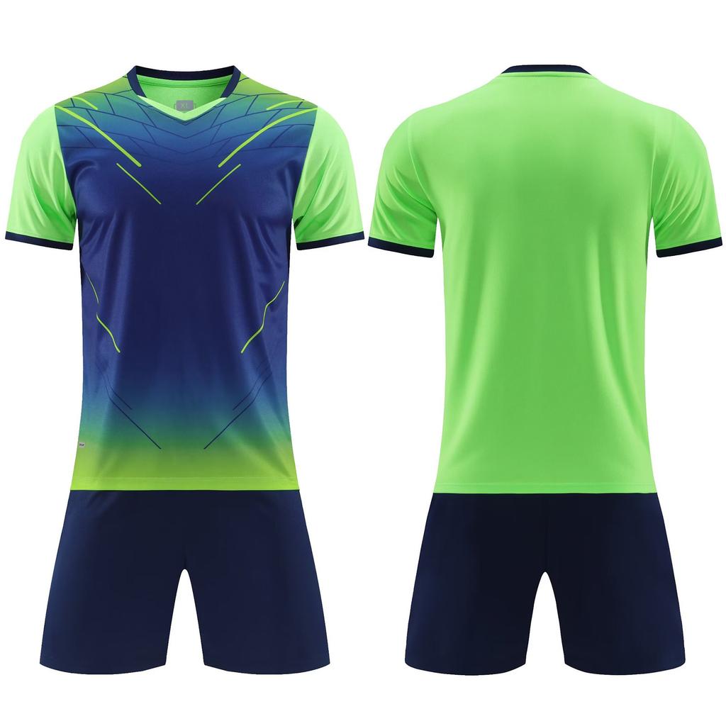 New Football Uniform Light Plate Set Student Football Competition Uniform Adult Children Football Training Uniform