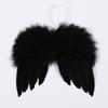5Pcs White Feather Angel Wings Hanging Christmas Tree Ornaments  Christmas Tree Decor