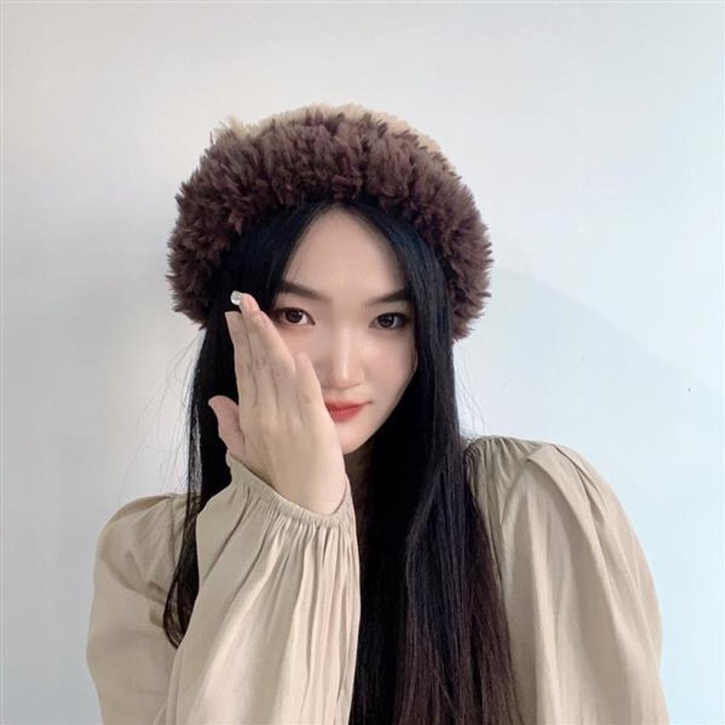 Cozy Fleece Beanie (Brown)