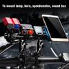 Bike Cycling Handlebar Extender Extension Holder Mount for GPS Lamp Units Headlights (Black)