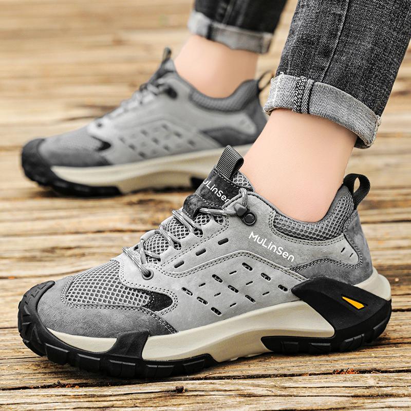 Fashion Original Brand Men Walking Outdoor Shoe Designer Breath Mountain Climbing Footwear Comfortable Anti-Slip Trekking Sneakers 38-46