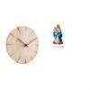 Wood Wall Clock Creative Design Gift Decorative Non Ticking Silent for Restaurant Office Acrylic