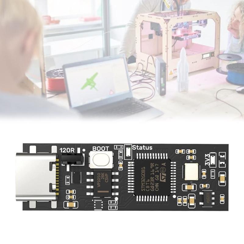 U2C-Modul V1.0 – übernimmt die 32-Bit-ARM-Cortex-M0+-Serie STM32G0B1CBT6 Hauptsteuerung für BIGTREETECH-Pi V1.2, unterstützt CAN-Bus