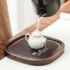 Home Rectangular Bamboo Tea Tray Tearoom Service Tray Tea Accessories Storage Type Tea Sea Living Room Retro Trays Decorative