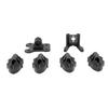 RC FPV Quadcopter Motor Base Camera Antenna Mounting Base Kit For 5‑10in Quadcopter Drone Frame 3D Printed Black