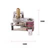AC 250V 16A Einstellbarer 90-Grad-Temperaturschalter Bimetall-Heizungsthermostat KDT-200 Hohe Qualität