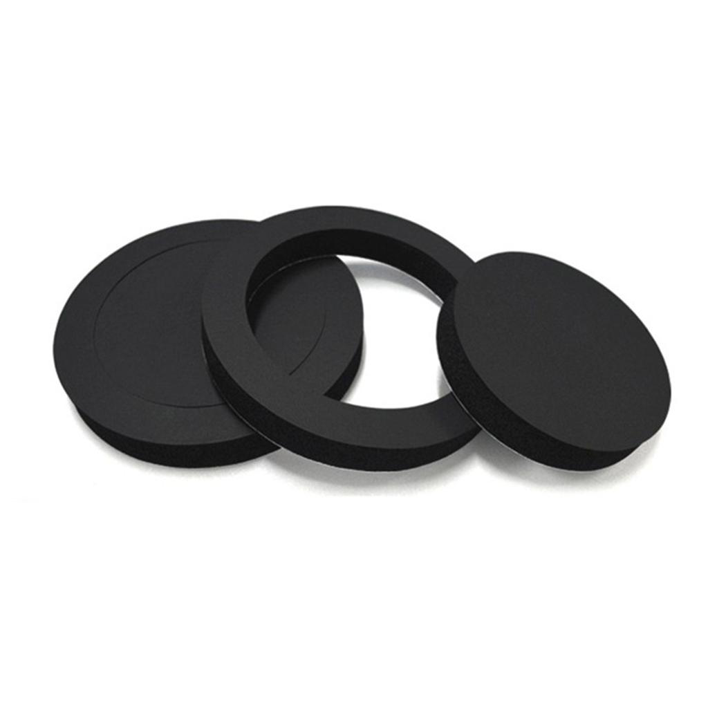 Self Adhesive Car Universal  Speaker Enhancer System Kit 6.5Inch Speaker Insulation Rings Soundproof Cotton Pad