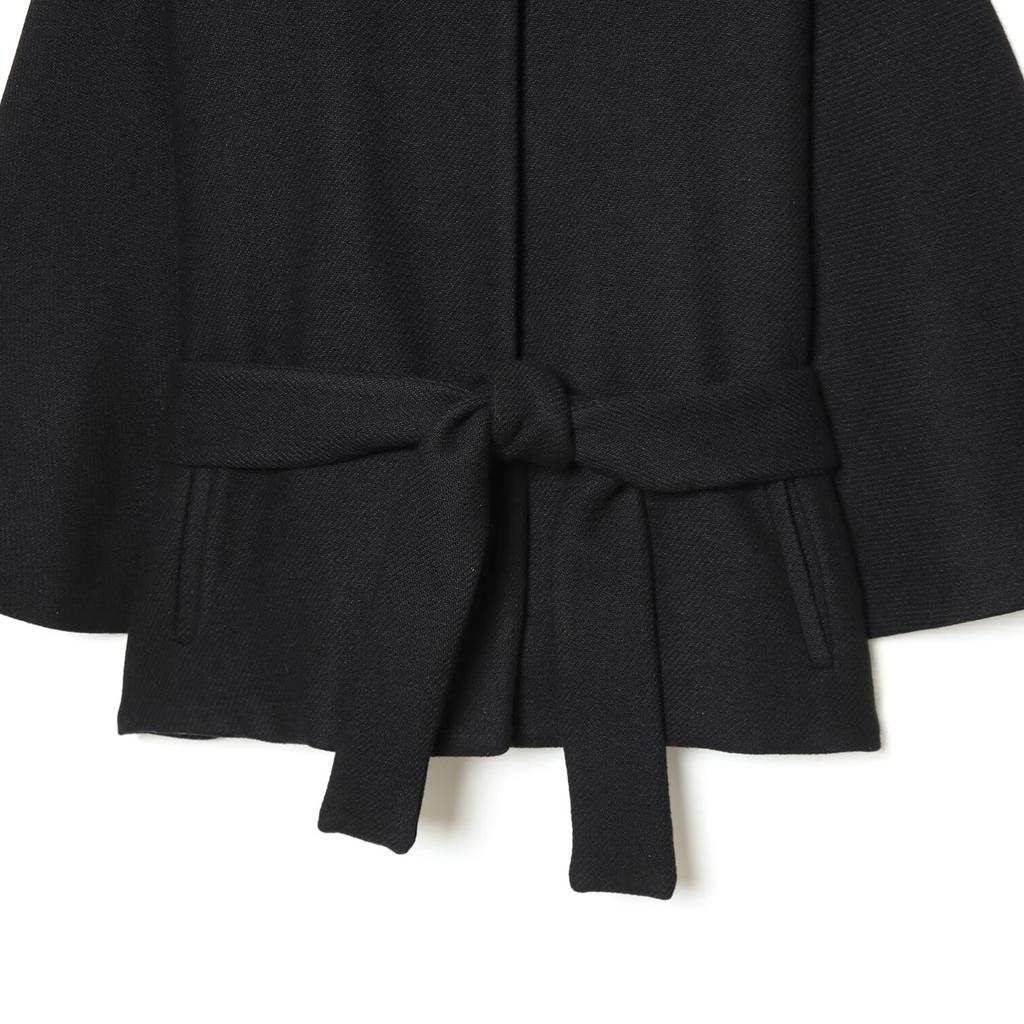 New layered decorative wool short coat jacket 9854107