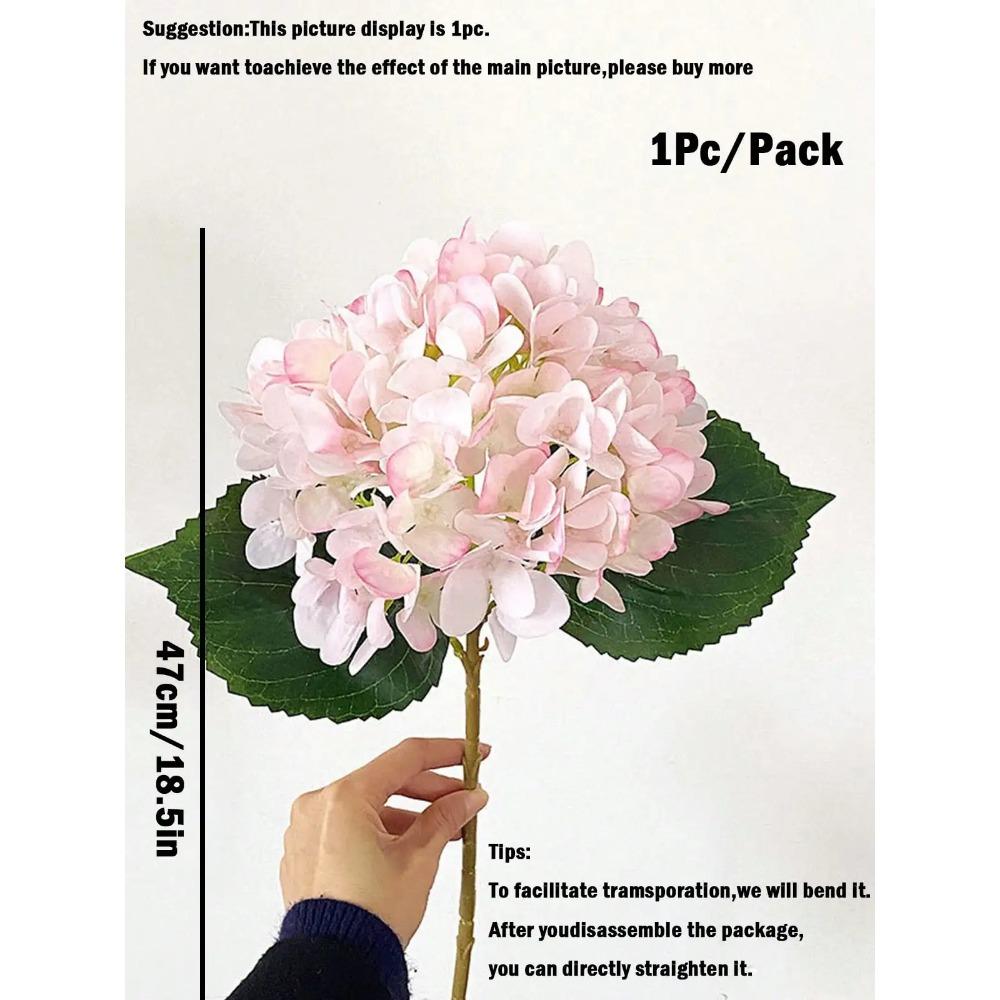 Шелковый Искусственный Букет Гортензий Реалистичный На ощупь Искусственные Растения Свадебный Домашний Декор Все Комнаты Офис Вечеринка Садовое Украшение Сделай Сам