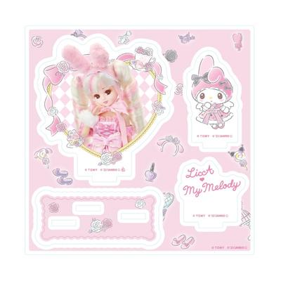 LiccA x Sanrio Characters 01 Licca-chan & My Melody Акрилова підставка-пластина
