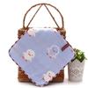 6 Layer Gauze Baby Washcloth 25x25cm Soft Absorbent Jacquard Infant Burp Cloth Thickened Face Towel For Autumn Winter