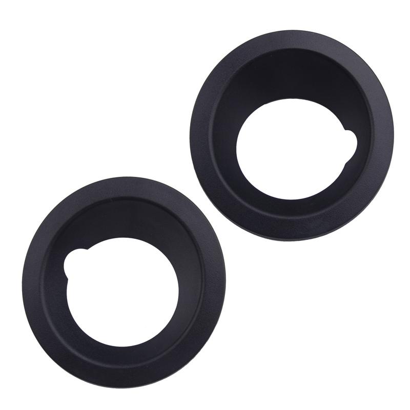 2pcs Left & Right Side Front Bumper Fog Light Lamp Ring Cover Frame Fit For BMW X3 E83 Before Facelift 2004 2005 2006